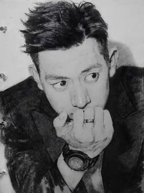 李现肖像|纯艺术|绘画|牛叔画素描 - 原创作品 - 站酷 (zcool)