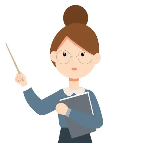 卡通人物男生老师元素gif老师讲课人物元素gif卡通英语课老师上课元素