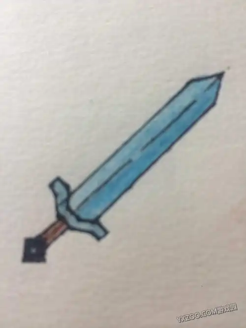 我的世界物品手绘图欣赏画渣手下的世界