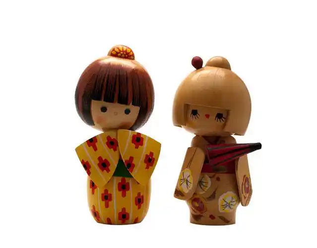 日本人_娃娃_木质_高清图片_全景视觉