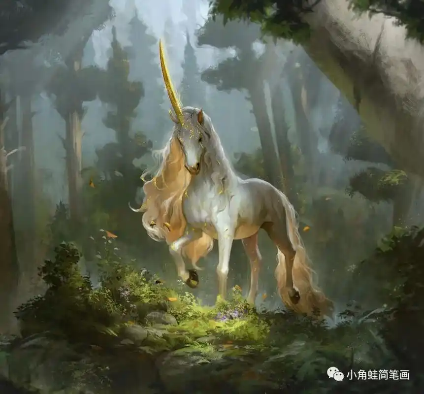 独角兽飞马简笔画