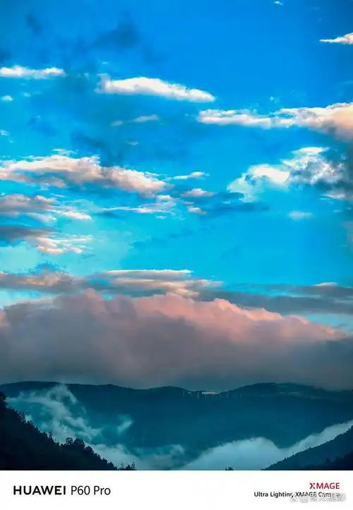 蓝天白云,火烧云,大山,空气通透,森林,它们是大自然的恩赐