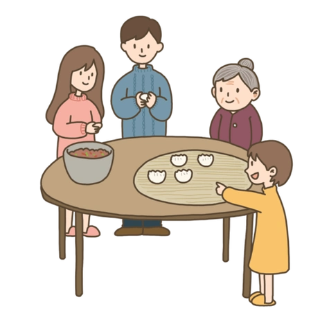 包饺子的人怎么画简笔画