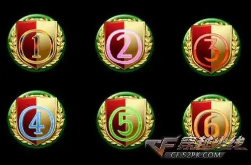 cf击杀图标 数字徽章杀敌图标