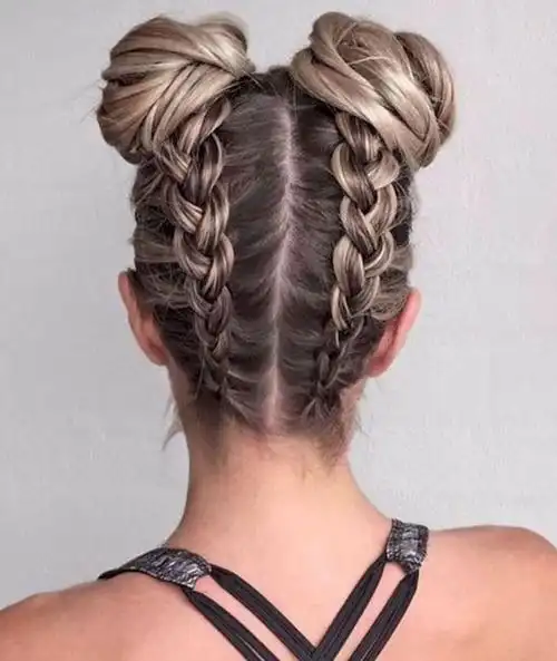 时尚潮流编发造型 轻松扎出百变发型_时尚扎发 - 美发站