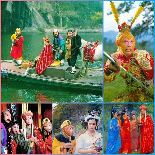 86版西游记经典影视剧照复古怀旧床头卧室壁纸图书馆装饰画可定制