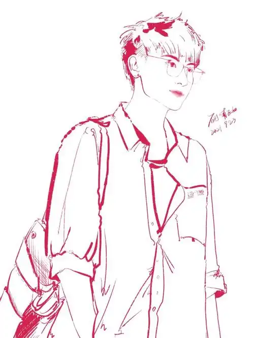 默默地默默地做了九年的海浪啦#procreate绘画  #黄子韬