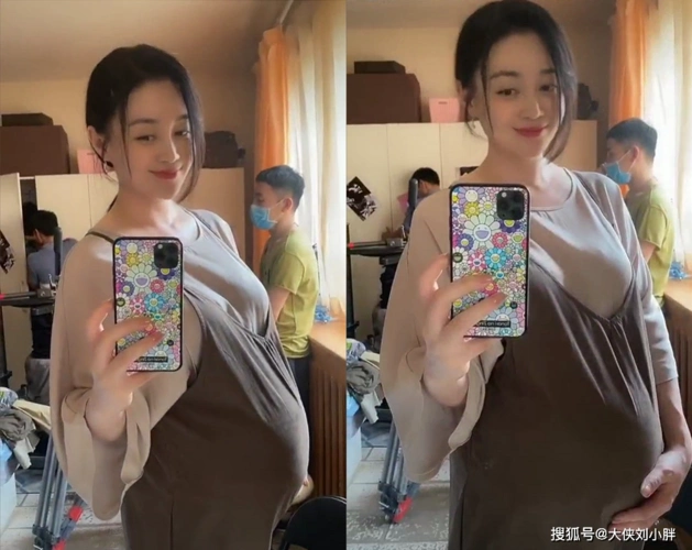 38岁关婷娜晒"大肚孕照",面容精致,孩子父亲目前并未公布_手机搜狐网