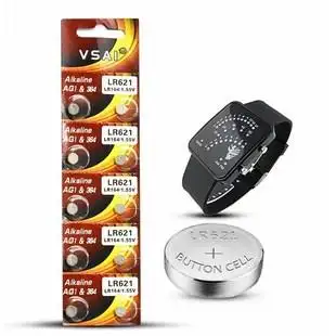 sr621sw纽扣电池1.55v手表电池lr621/364/ag1石英表电子通用包邮