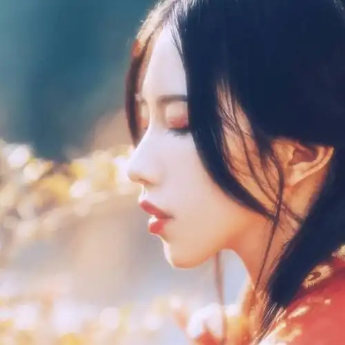 温柔侧脸美人_古风头像图片_扣扣居