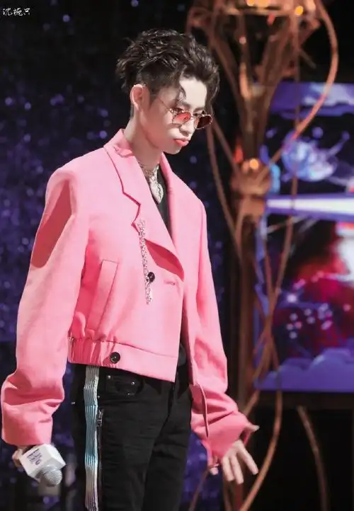 97#小鬼王琳凯跨次元新星#今天是粉色鬓角的小精灵~@小鬼-王琳凯