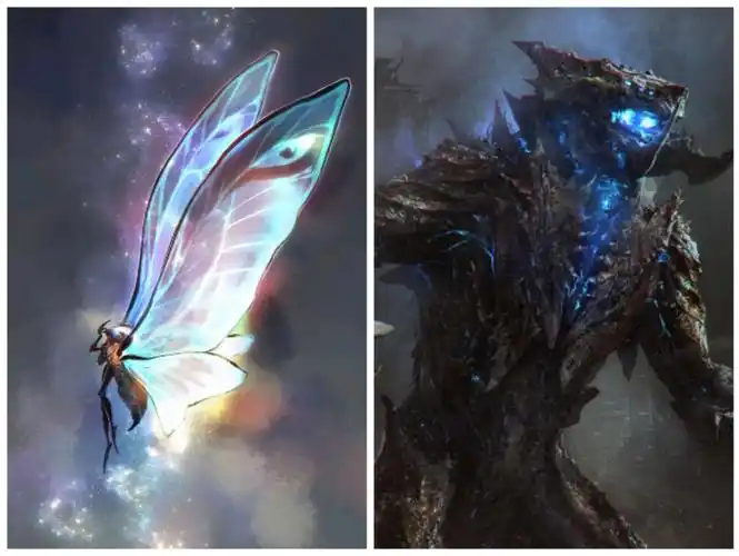 【death battle】守护与破坏 传奇魔斯拉(legendary mothra) v.