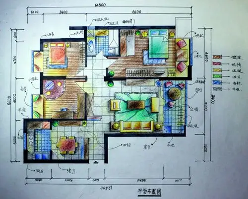 手绘作品_装修之家装修效果图