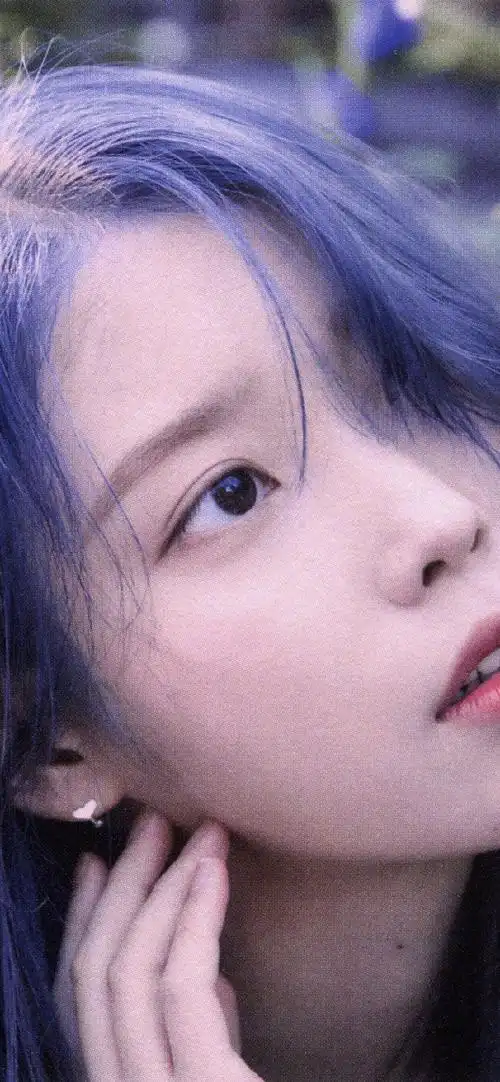 iu李知恩紫发甜美高清手机壁纸