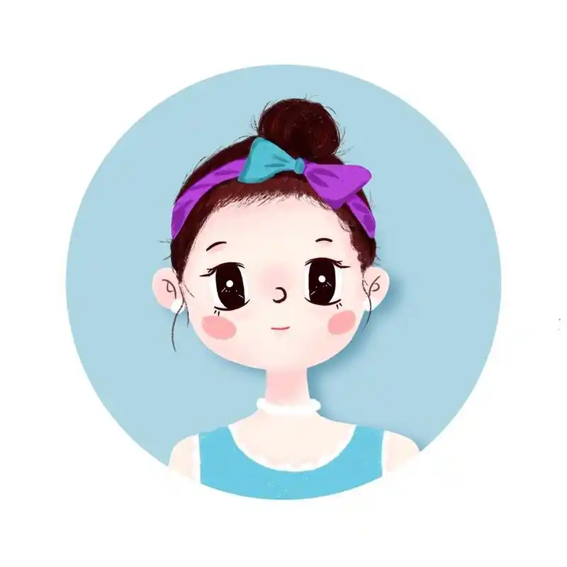 宝妈零基础ipad自学插画头像打卡～丸子头 尝试头发新的画法,尝试新的