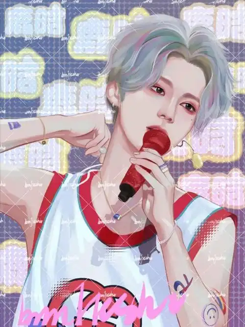 鹿晗三巡演唱会##鹿晗三巡##鹿晗手绘