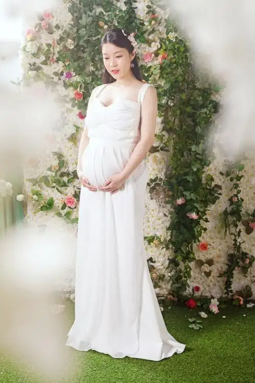 32周的孕妇照出炉啦,大肚子也可以拍成小仙女!