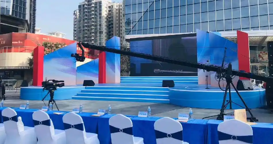 民盈国贸城户外广场舞台搭建方案-公安宣传主题活动执行_活动执行大莞