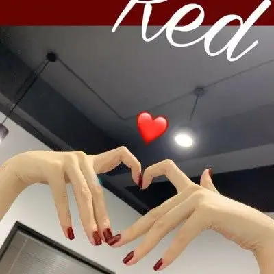 女生比心手势头像2021快手最火手势头像