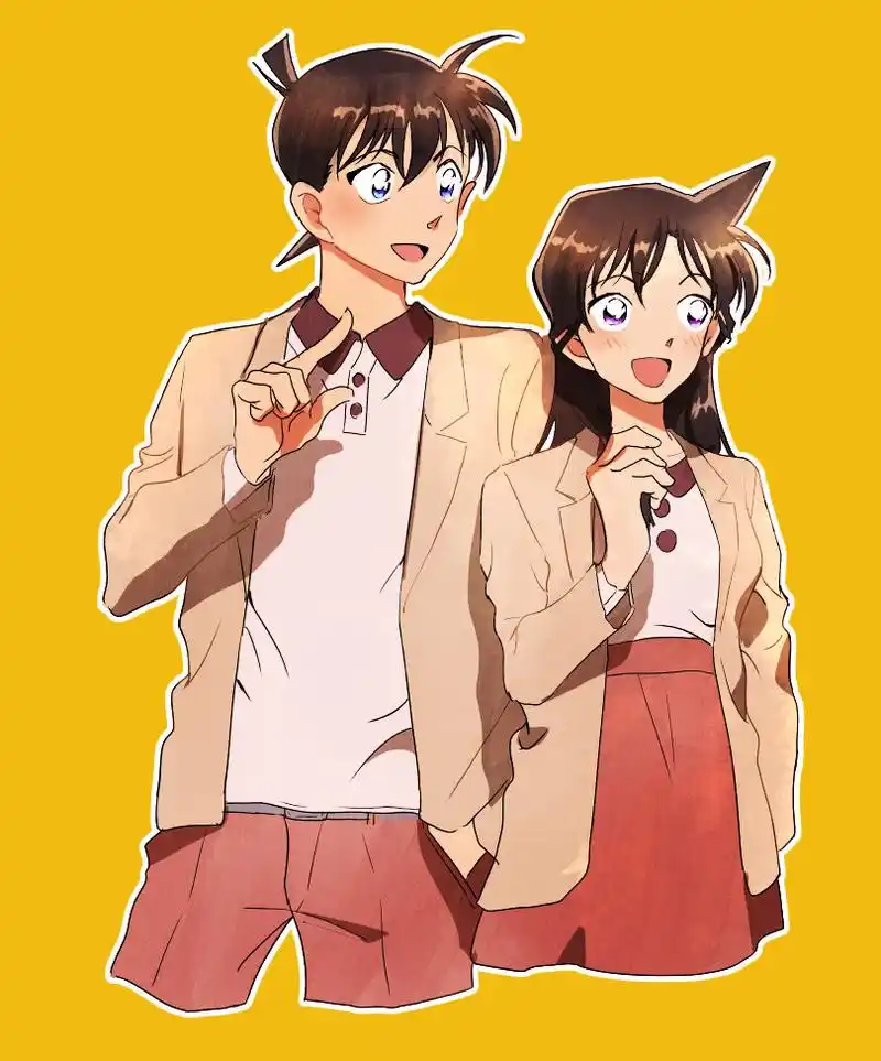 当名侦探柯南的7大官配cp穿上情侣装,大型秀恩爱下饭现场!