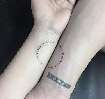 27款情侣纹身它见证了你当时的爱情即便将来分手也是警醒你未来的一个