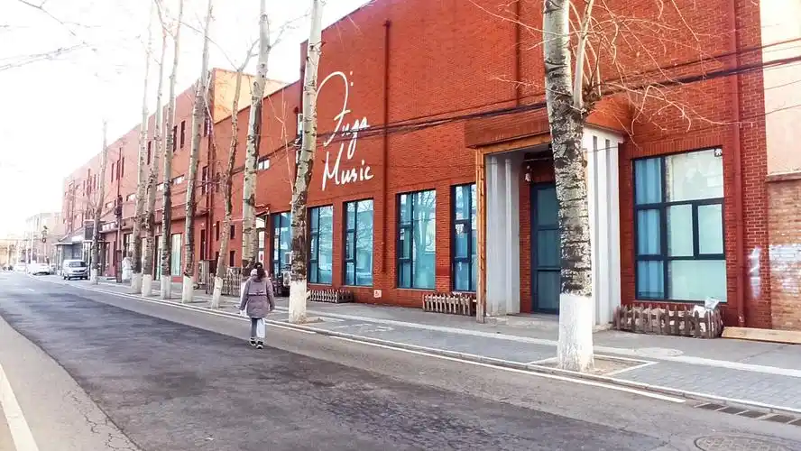 宋庄艺术区 艺术区景色 假树 红砖楼