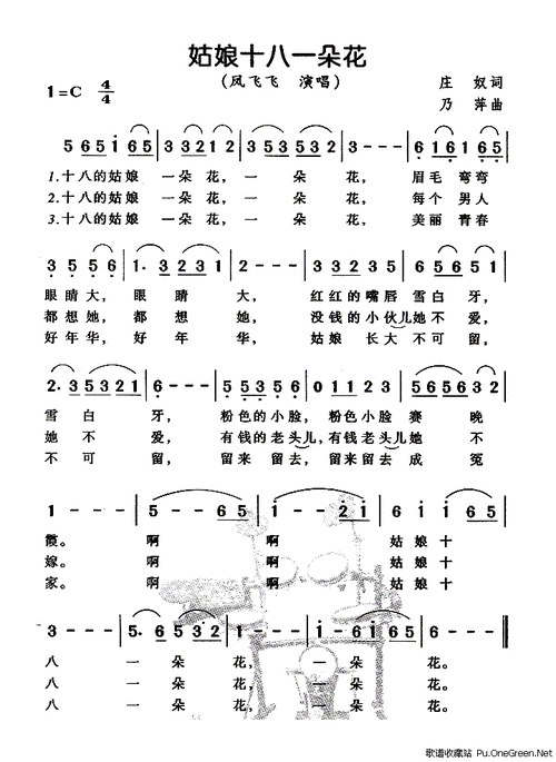 姑娘十八一朵花