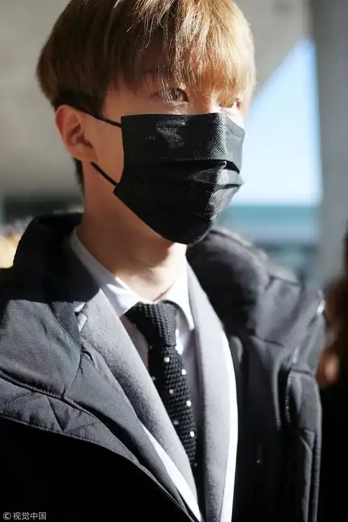 范冰冰弟弟范丞丞穿韩版校服帅袭机场 戴口罩遮脸遭人气旺初尝走红
