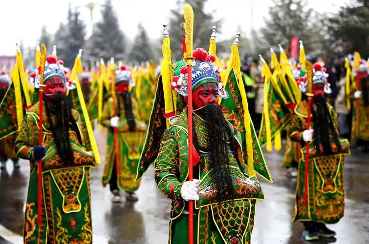 老陕耍社火越闹越红火