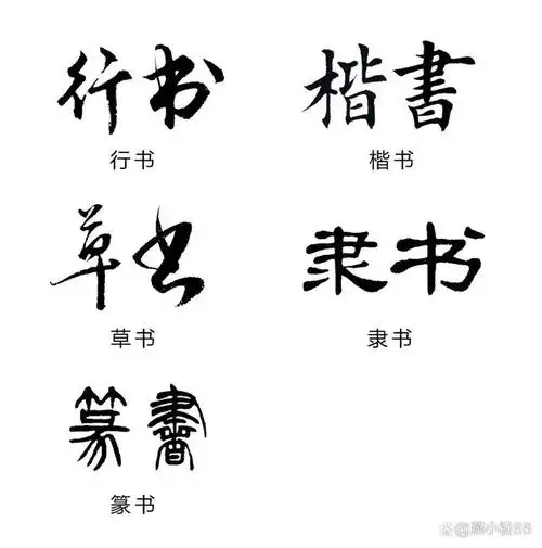 我暂且把这种类型的字体称为"书法体"吧.