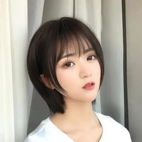 假发女超短发波波头 韩版帅气中性bobo头造型 网红圆脸蓬松自然