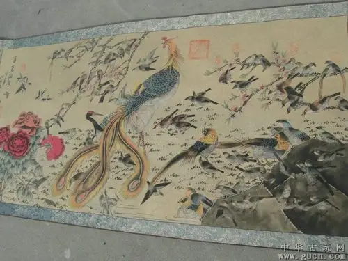 百鸟朝凤图画