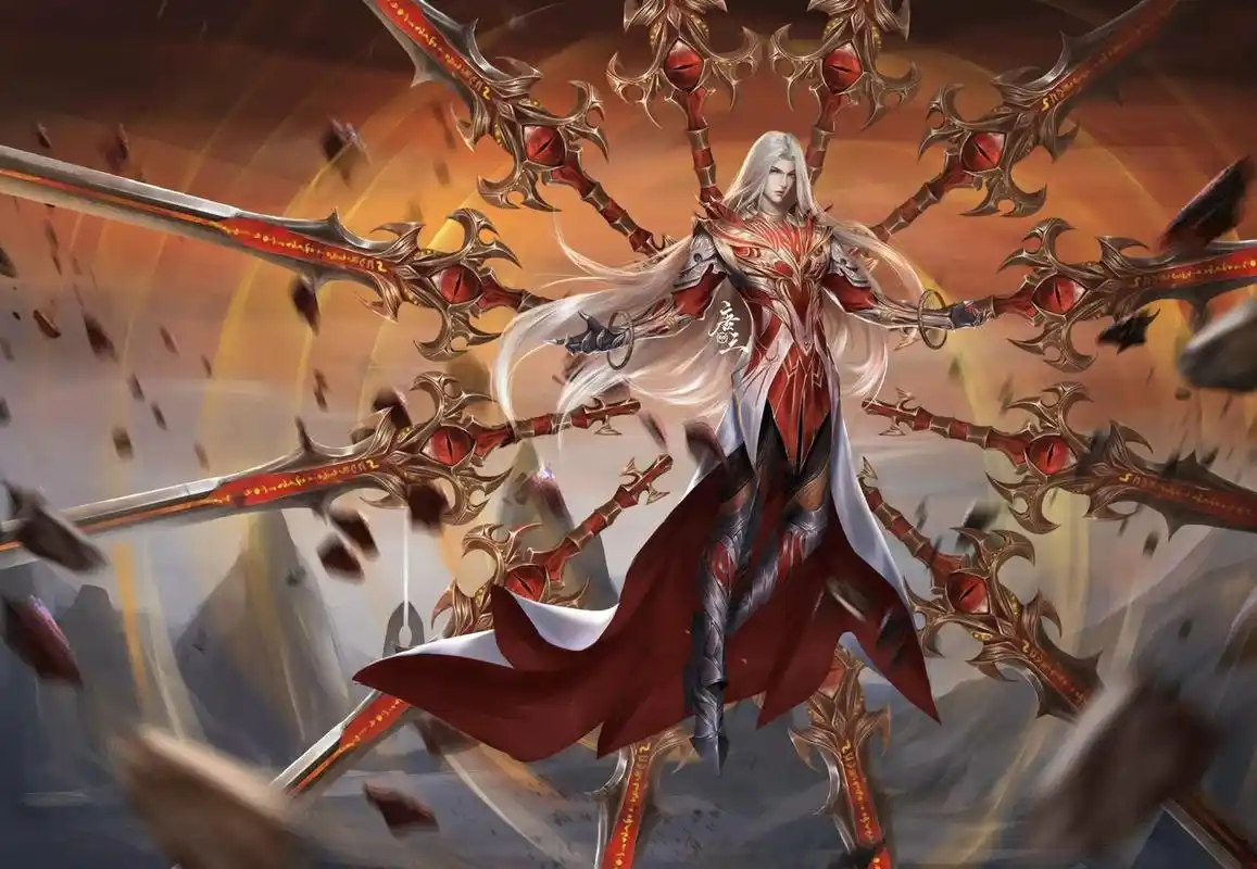 八月壁纸【修罗唐三】 有点惊喜,喜欢 	 唐三的动作并没有停顿,修罗