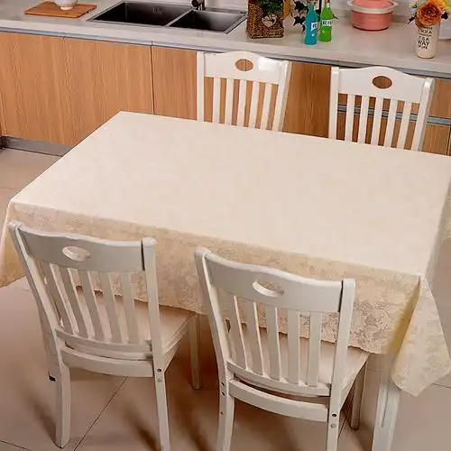 餐桌布 田园风酒店家用台布 pvc印花茶几布定制批发_义乌翼家桌布餐垫