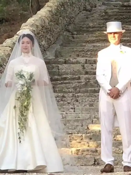 金星与德国老公在意大利大婚!祝美丽的金姐幸福!