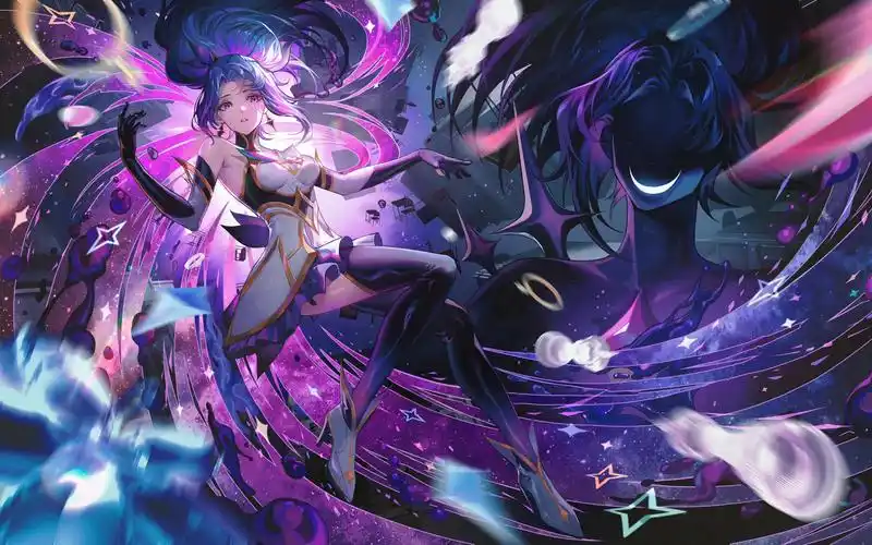 阿卡丽星之守护者也太好看了吧!_英雄联盟