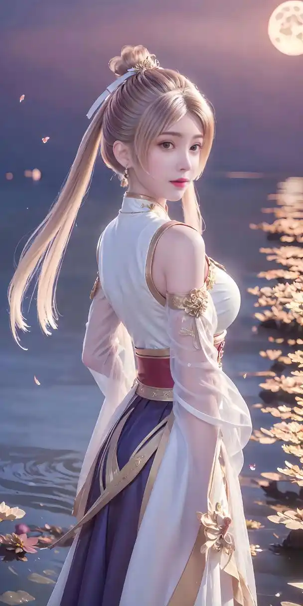 妖神记肖凝儿ai绘画国漫女神:冷若寒霜,心向自由!