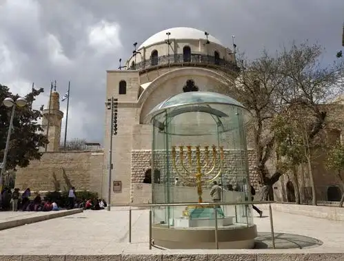 耶路撒冷老城里的犹太教堂