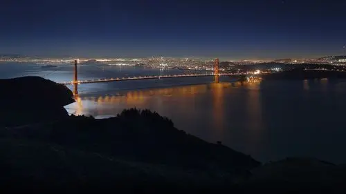 lights,landscape,night,壁纸,高清壁纸自然,风景,海滨,地点,金门大桥