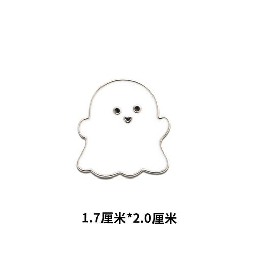 荷蓝珠小幽灵胸针可爱日系男女情侣迷你金属徽章别针学生包包装饰品扣