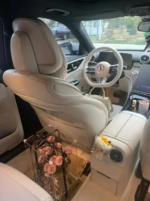 奔驰c260l|仙女最爱白色内饰的车07