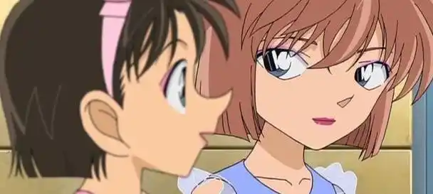 灰原哀化妆之后好漂亮小兰看懵了柯南还顶得住吗