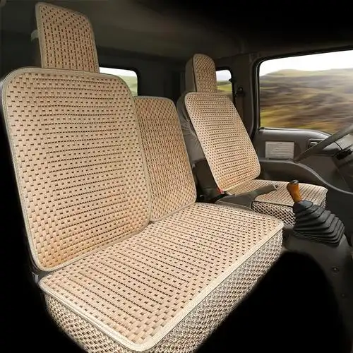 中国重汽豪沃轻卡悍将统帅货车坐垫套howo重卡车夏季透气冰丝座套