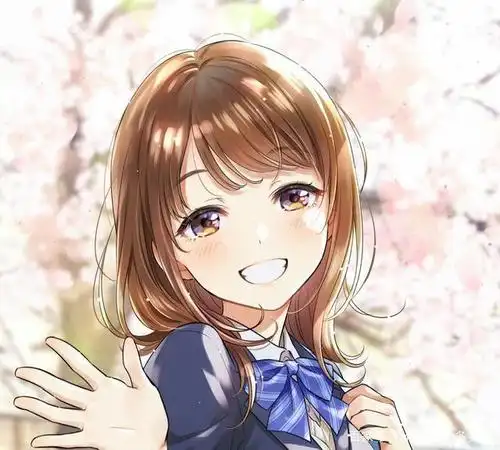 精选20张/阳光女孩动画/女孩好看高清头爱笑女孩