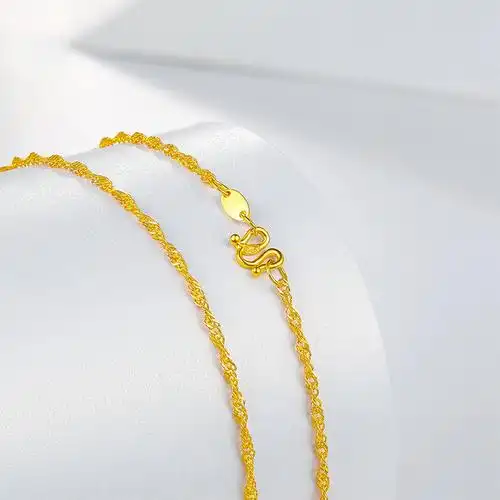 女士黄金项链(女士黄金项链一般多少克)