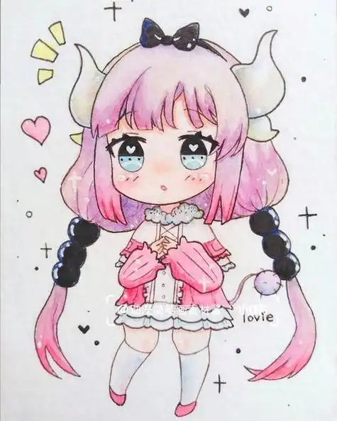 q版女孩简笔画可爱q版女孩简笔画