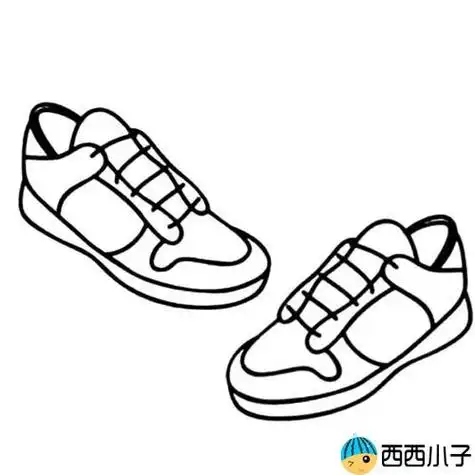 鞋子简笔画图片帆布鞋怎么画 帆布鞋简笔画画法步骤教程教你画鞋子简