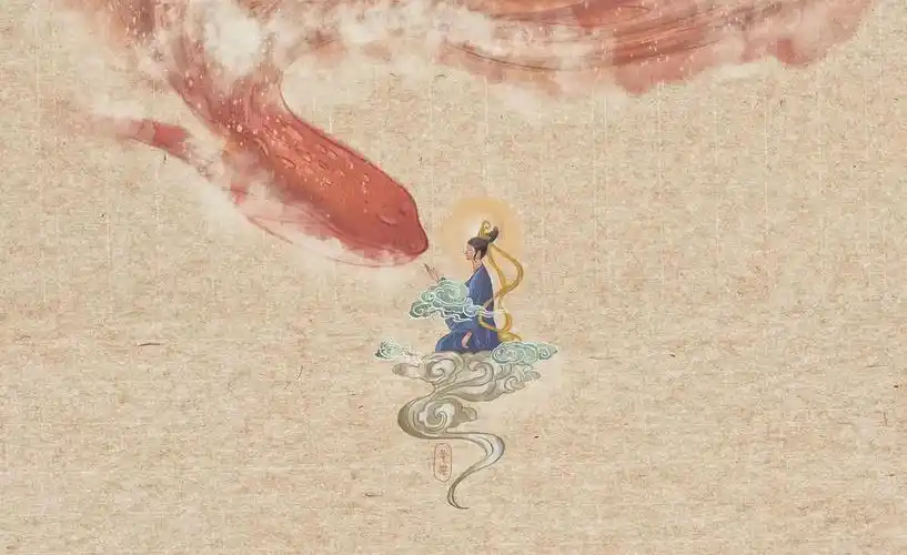 北冥有鱼,其名为鲲.|插画|插画习作|骨猫 - 原创作品 - 站酷 (zcool)