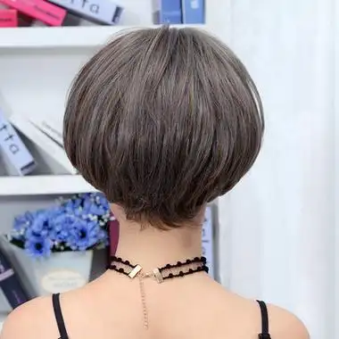 假发女短发bobo头内扣学生圆脸短卷发蓬松自然韩波波头狗啃式刘海