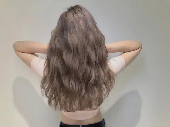 法式烫羊毛卷造型烫气垫烫头发染发颜色